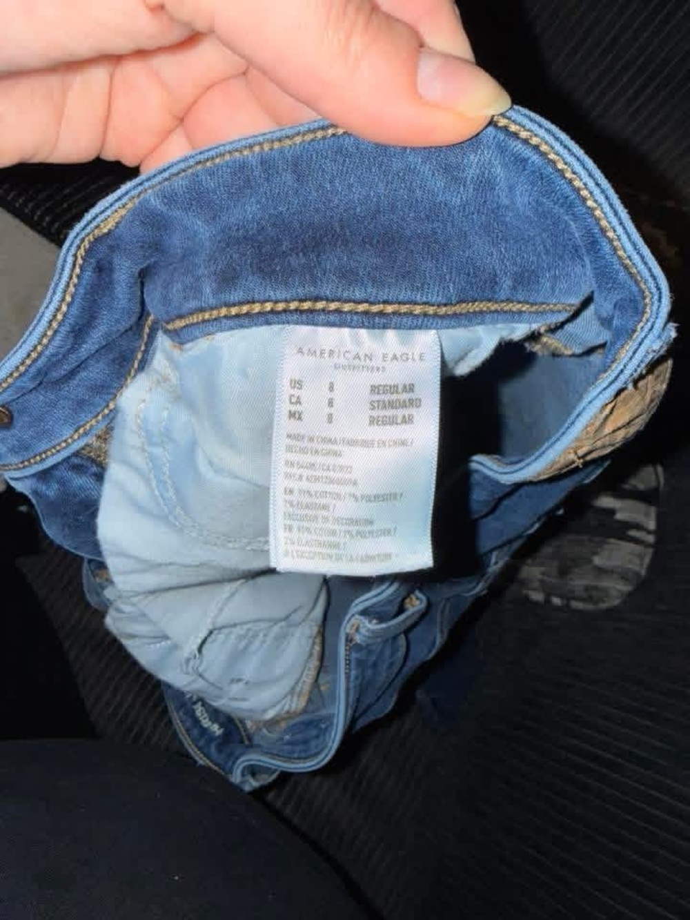American Eagle Outfitters Women's Blue Skinny Jeans